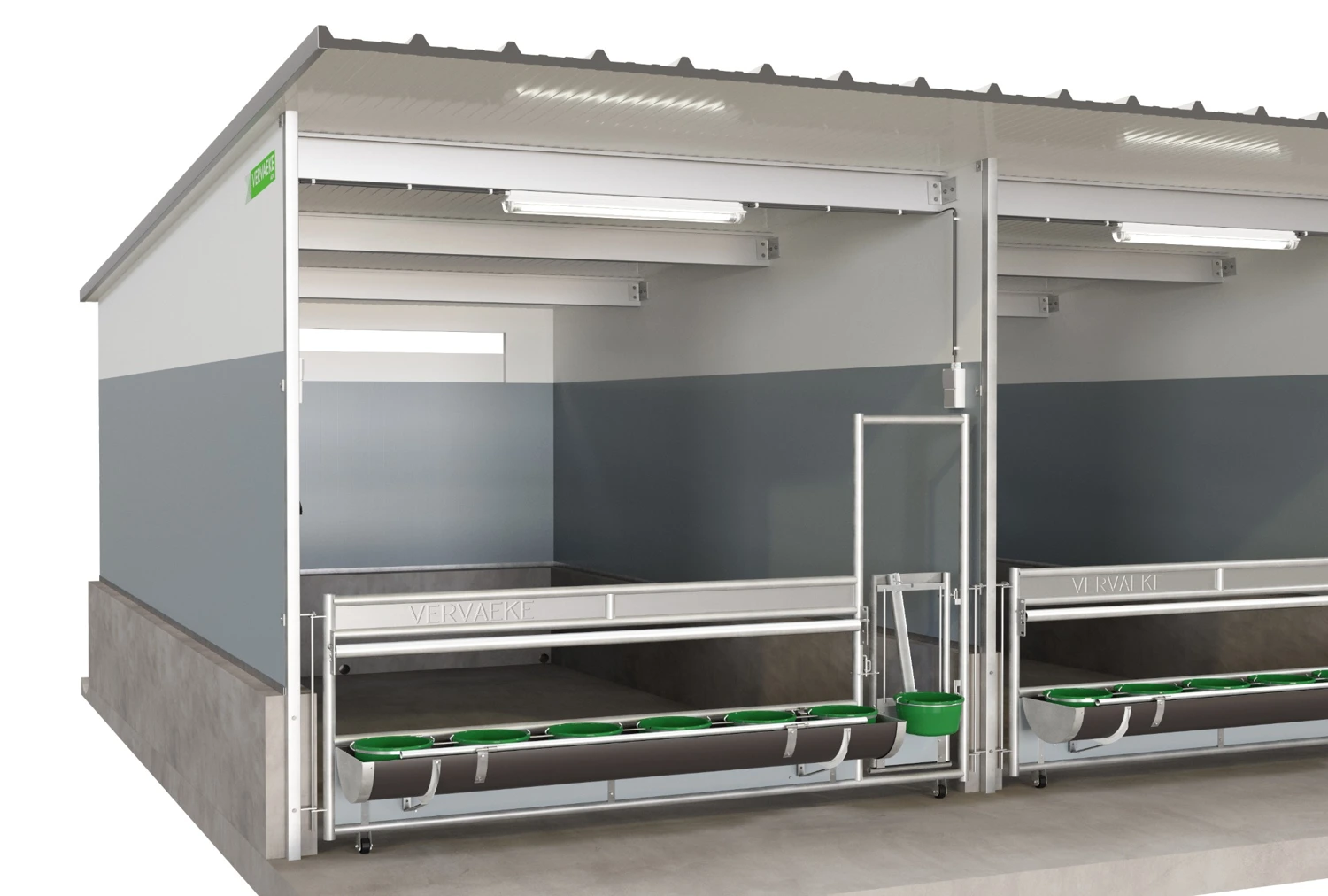 Groupbox calf housing