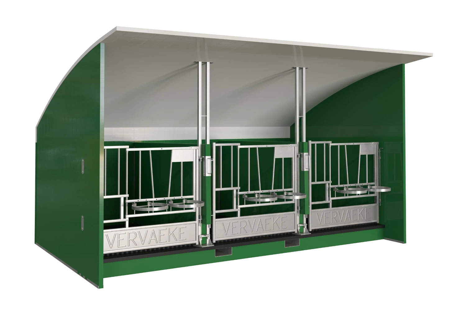 Triplebox calf housing